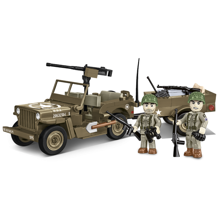Maquette COBI Willys MB 132 - Réf. 3133 - Neuf Sous Blister - Jeep Militaire à Construire